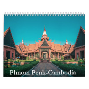 Phnom Penh-Kambodscha-Kalender Kalender