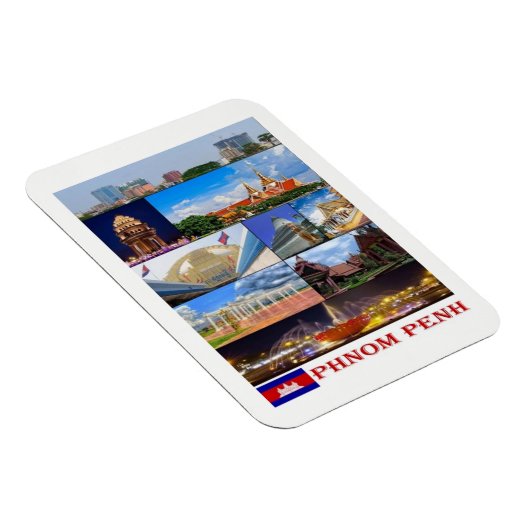 Phnom Penh - Kambodscha - Mosaik - Magnet (Rechte Seite)