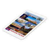 Phnom Penh - Kambodscha - Mosaik - Magnet (Linke Seite)