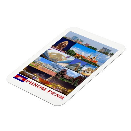 Phnom Penh - Kambodscha - Mosaik - Magnet (Linke Seite)