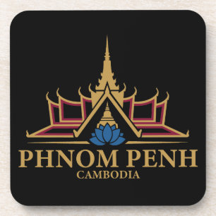 Phnom Penh Kambodscha Südostasien Getränkeuntersetzer