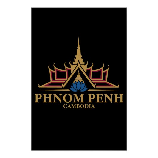 Phnom Penh Kambodscha Südostasien Poster (Vorderseite)