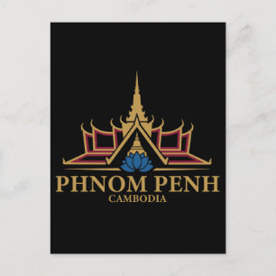 Phnom Penh Kambodscha Südostasien Postkarte