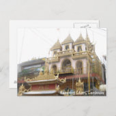 Phnom Penh Temple Postcard Postkarte (Vorne/Hinten)