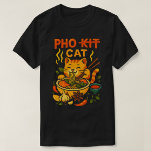 Pho Cat Noodle Burst T-Shirt
