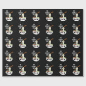 Pho Goodness Sake Funny Noodle Puff Dark BG Geschenkpapier (Flach)