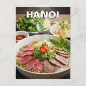 Pho Hanoi Vietnam Travel Postkarte (Vorderseite)