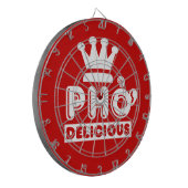 Pho King Delicious Dartscheibe (Vorderseite Links)