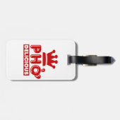 Pho King Delicious Gepäckanhänger (Rückseite horizontal)