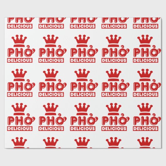 Pho King Delicious Geschenkpapier (Flach)