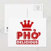 Pho King Delicious Postkarte (Vorne/Hinten)