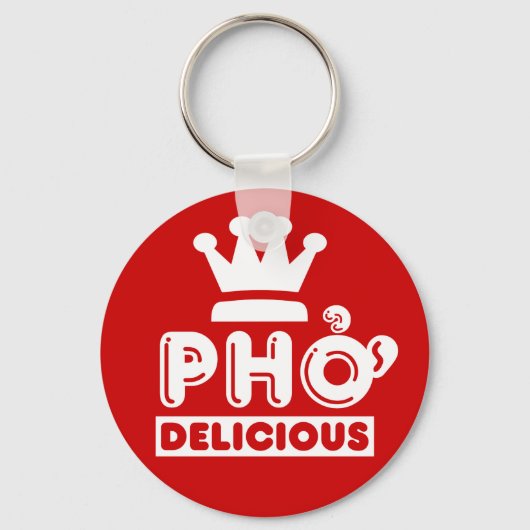 Pho King Delicious Schlüsselanhänger (Vorderseite)