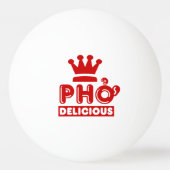 Pho King Delicious Tischtennisball (Rückseite)