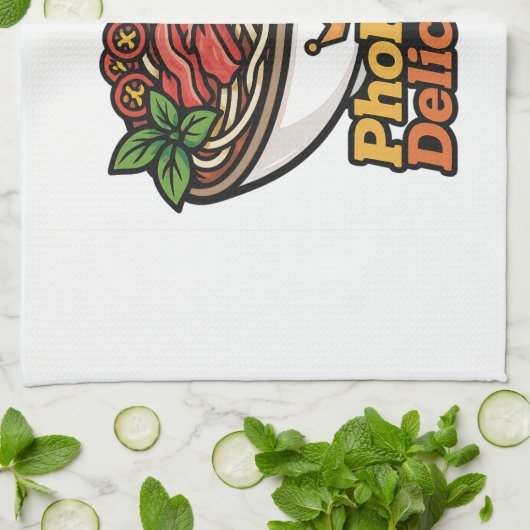 Pho King Köstlich! Geschirrtuch (Gefaltet)