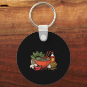 Pho Kit Funny Vietnamese Pho Noodle Pun Schlüsselanhänger (Vorderseite)