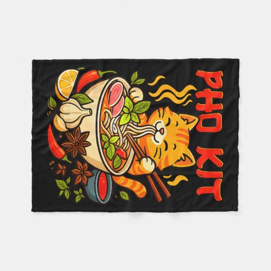 Pho Kit Mariners Cat Funny Meme  Fleecedecke (Vorderseite (Horizontal))