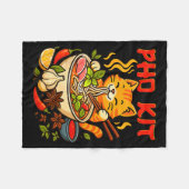 Pho Kit Mariners Katze Lustiges Meme Fleecedecke (Vorderseite (Horizontal))