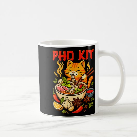Pho Kit Mariners Katze Lustiges Meme Kaffeetasse (Rechts)
