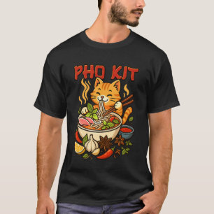 Pho Kit Mariners Katze Lustiges Meme Offiziell T-Shirt