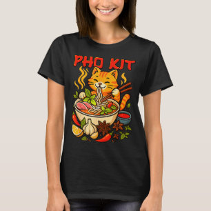 Pho Kit Mariners Katze Lustiges Meme T-Shirt