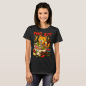 Pho Kit Mariners Katze Lustiges Meme  T-Shirt (Vorne ganz)