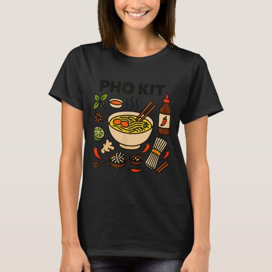 Pho Kit Vietnamese Food T-Shirt (Vorderseite)