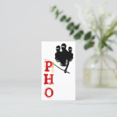 PHO: Ninja noodles Visitenkarte (Stehend Vorderseite)