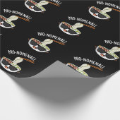 Pho-nomenal Funny Pho Soup Pun Dark BG Geschenkpapier (Ecke)