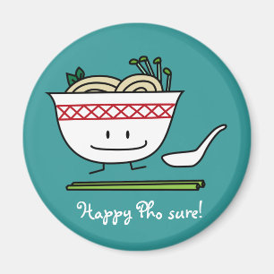 Pho Nudel-Schüssel-Vietnam-Suppenlöffelessstäbc Magnet