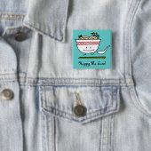 Pho Nudel-Schüssel-Vietnam-Suppenlöffelessstäbchen Button (Beispiel)