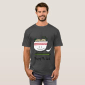 Pho Nudel-Schüssel-Vietnam-Suppenlöffelessstäbchen T-Shirt (Vorne ganz)