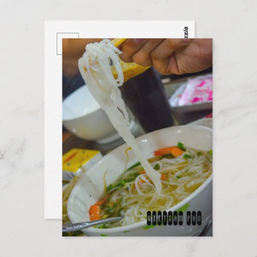 Pho Postkarte (Vorne/Hinten)