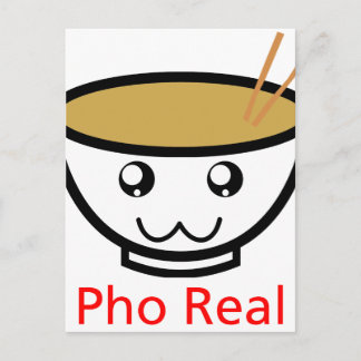 Pho Real Postkarte