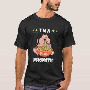 Pho-Schüssel Cat Pho Suppe Asiatisches Essen Pho V T-Shirt