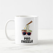 Pho Shizzle Funny Noodle Pun Kaffeetasse (Links)