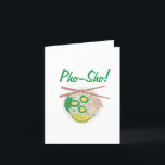 Pho Sho! Vietnamesisch Soup Funny Birthday Party Dankeskarte<br><div class="desc">Das Design zeigt eine originelle Marker-Abbildung einer Schüssel mit köstlichen vietnamesischen Pho, einer traditionellen Nudelsuppe aus Brot, Reisnudeln, Kräutern und Fleisch. Persönliche Informationen zu Geburtstagsfeiern, Restaurants oder Festessen. Dieses pho-Design ist auch auf anderen Produkten erhältlich. Sehen Sie nicht, wonach Sie suchen? Brauchen Sie Hilfe bei der Anpassung? Kontaktieren Sie Rebecca,...</div>