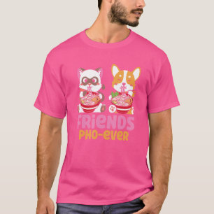 Pho Soup Friends Pho Ever Cats, die Pho essen T-Shirt