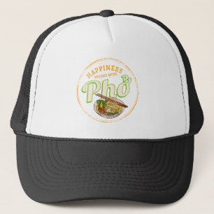 Pho Suppe Retro Street Food Vintage Gourmet Vietna Truckerkappe