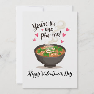 Pho Valentine's Day Holiday Card Feiertagskarte