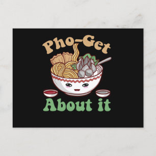 Pho-vergessen Sie Es Lustige Vietnamesische Pho-Su Postkarte