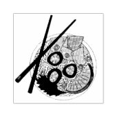 PHO Vietnamesisch Food Chicken Noodle Soup Chopsti Gummistempel (Prägung)