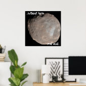 Phobos ohne Form und ungültig Poster (Heimbüro)