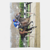 Phocea mit Irad Ortiz jr. Küchentuch (Vertikal)
