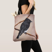 Phoebe auf brauner Umhängetasche Tasche (Von Nahem)