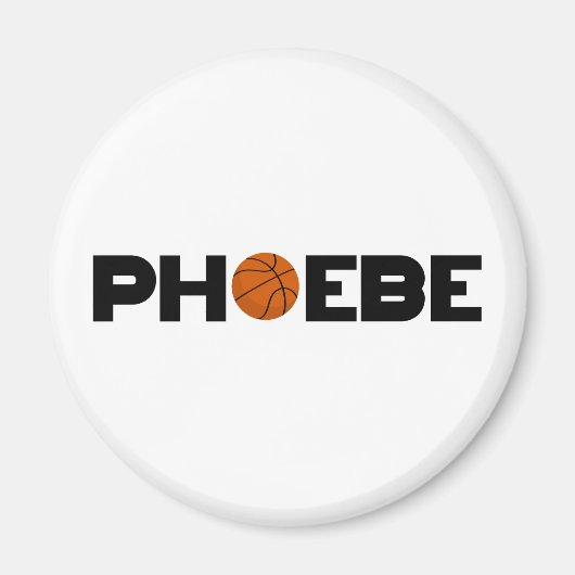 Phoebe Basketball Magnet (Vorne)