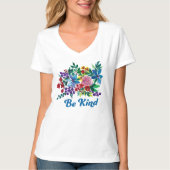 Phoebe BE KIND Floral Baseball T-Shirt (Vorderseite)