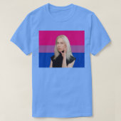 Phoebe Bridgers Bisexual Stolperflagge T-Shirt (Design vorne)