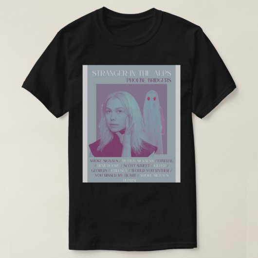 Phoebe Bridgers Stranger in the Alps Poster T-Shirt (Design vorne)