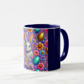 PHOEBE ~ EASTER BUNNY Eier Blume ~ Tasse (VorderseiteRechts)