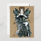 "Phoebe" Gothic Couture Butterfly Fairy Postcard Postkarte (Vorne/Hinten)